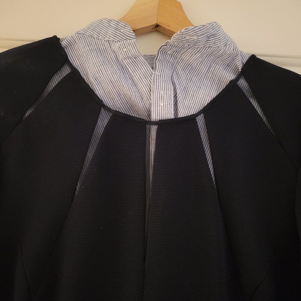 Badgley Mischka Formal Navy Blue Dress Size 14 - Picture 4 of 6